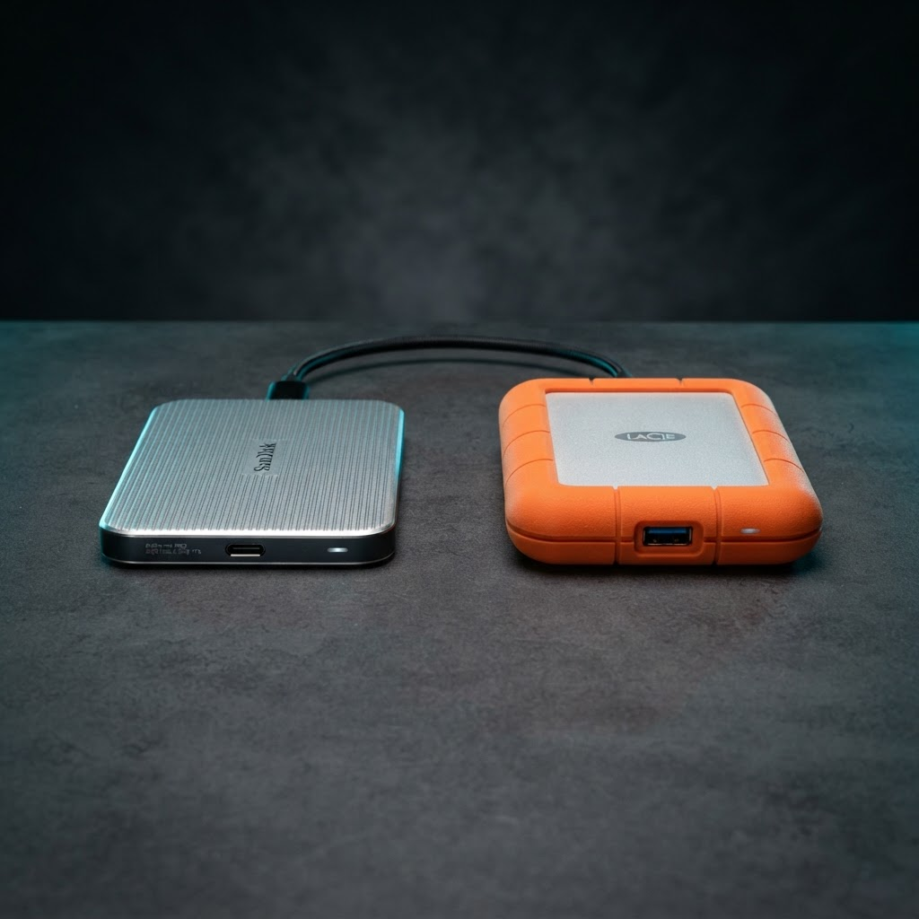 行動 SSD 與外接 HDD